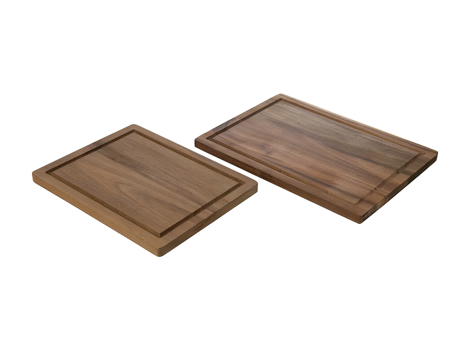 Lot de 2 Tables d'Appoint Gigognes "Lounge" 50cm Blanc