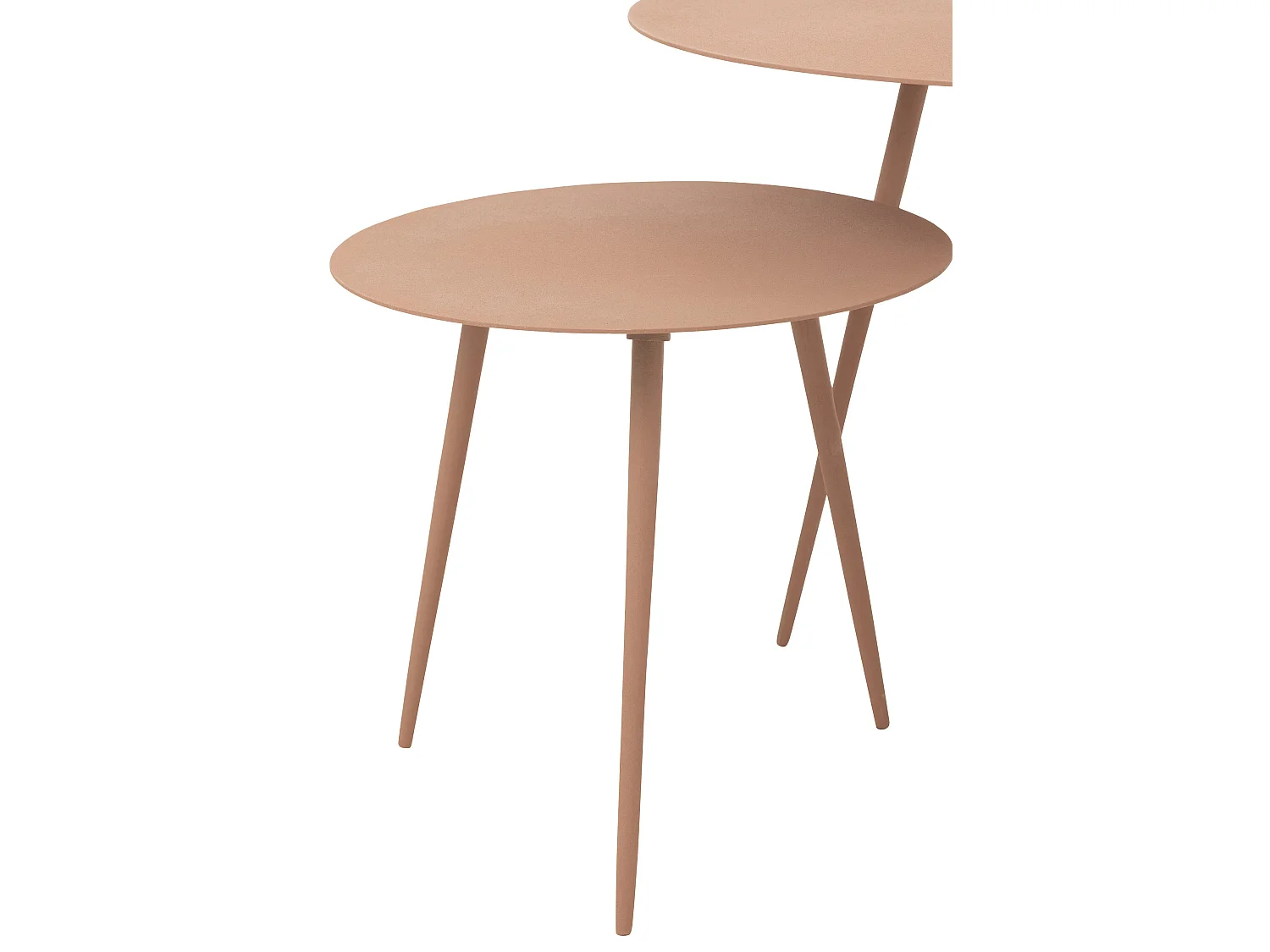 Lot de 3 Tables Gigognes "Obi" 56cm Vieux Rose