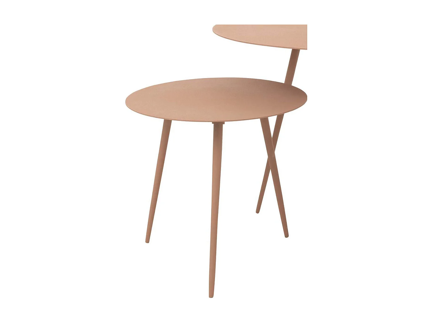 Lot de 3 Tables Gigognes "Obi" 56cm Vieux Rose