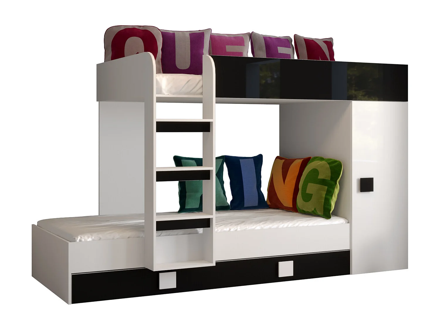 TOLEDO 2 Beliche 203.3/106.6/125 (branco/preto)