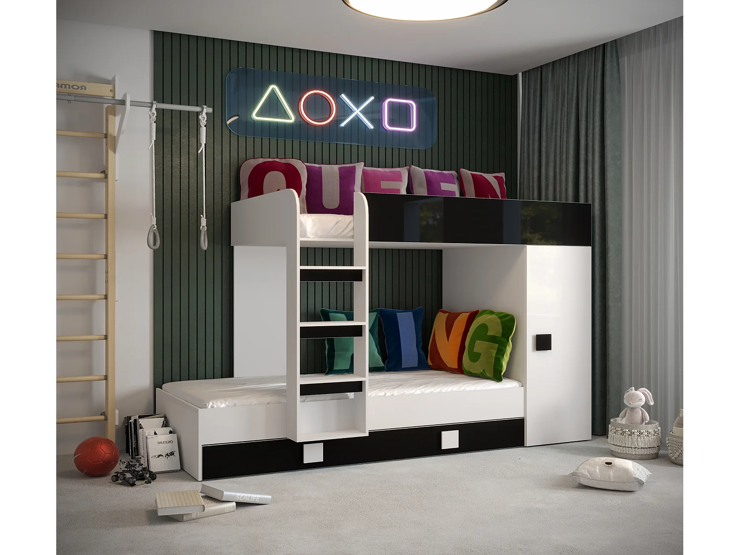 TOLEDO 2 Beliche 203.3/106.6/125 (branco/preto)