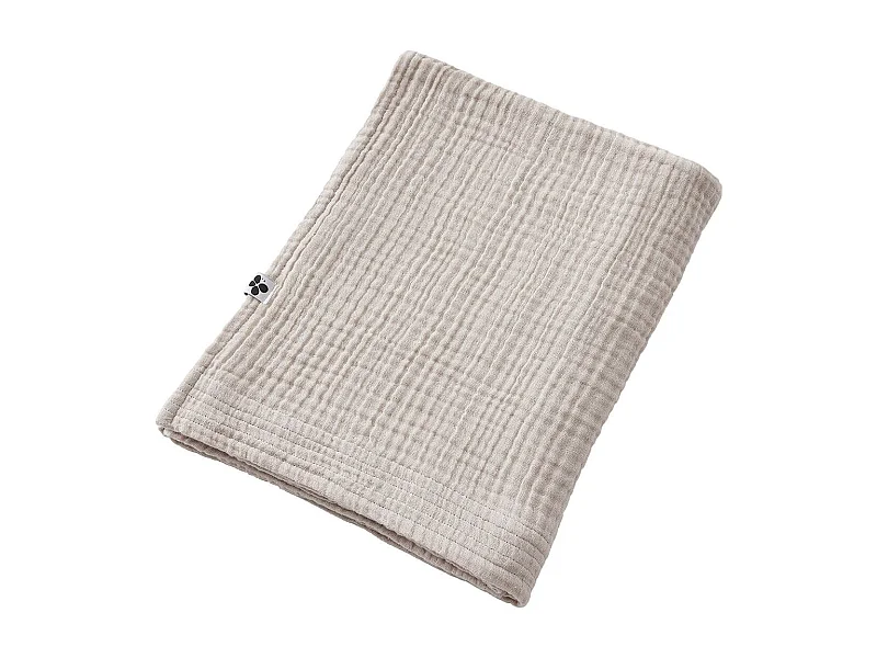 OUREA - Serviette de Bain 90x150cm Gaze de Coton Pampa
