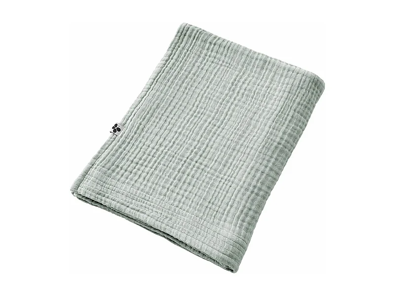 OUREA - Serviette de Bain 90x150cm Gaze de Coton Eucalyptus