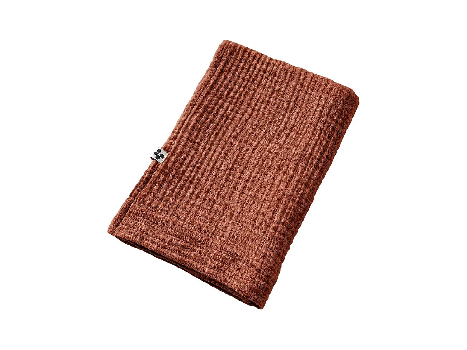 OUREA - Serviette de Douche 70x130cm Gaze de Coton Terracotta