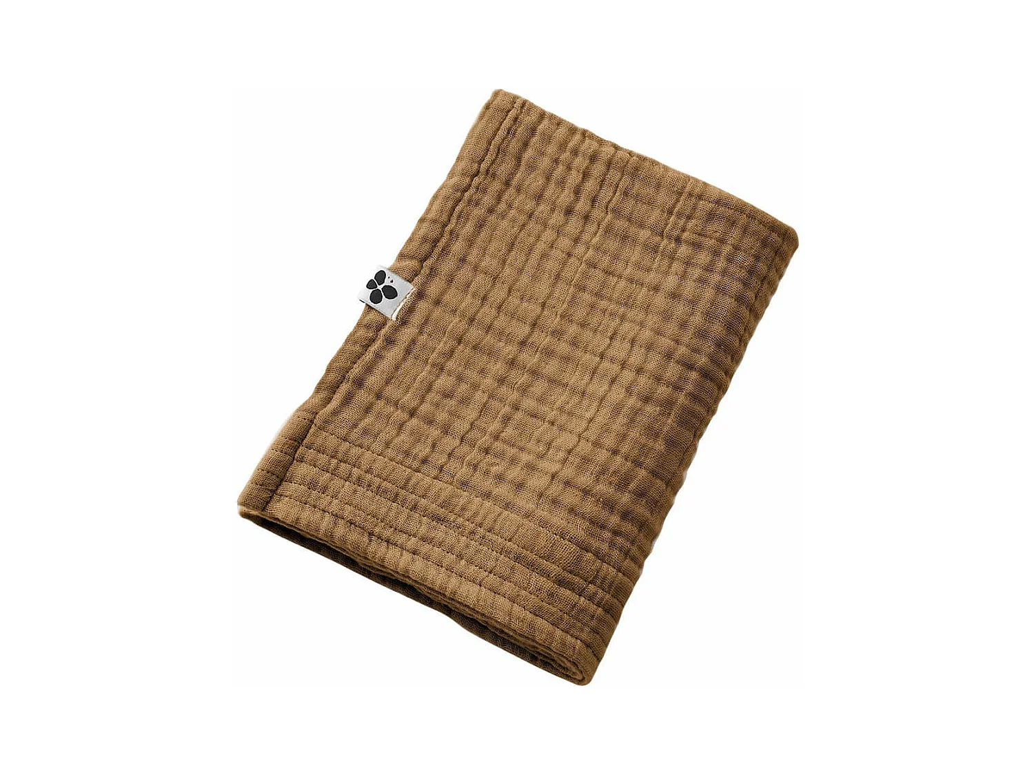 OUREA - Serviette de Toilette 50x90cm Gaze de Coton Camel