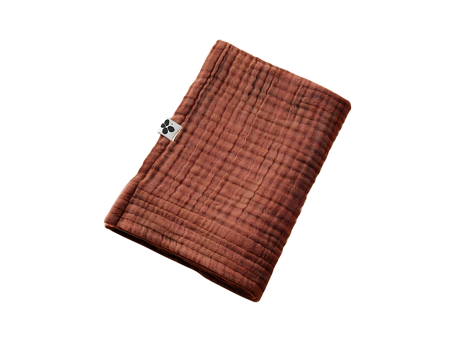 OUREA - Serviette de Toilette 50x90cm Gaze de Coton Terracotta