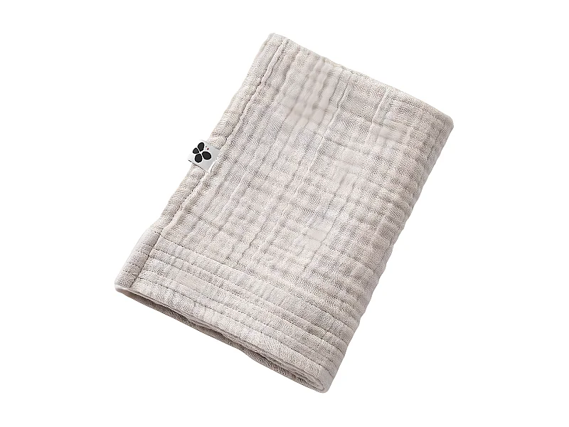 OUREA - Serviette de Toilette 50x90cm Gaze de Coton Pampa