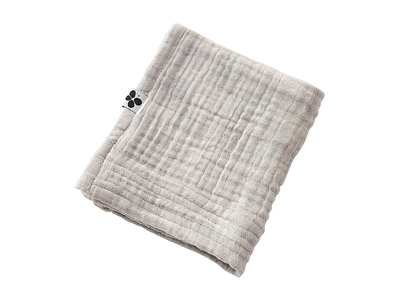 OUREA - Serviette Invité 30x50cm Gaze de Coton Pampa