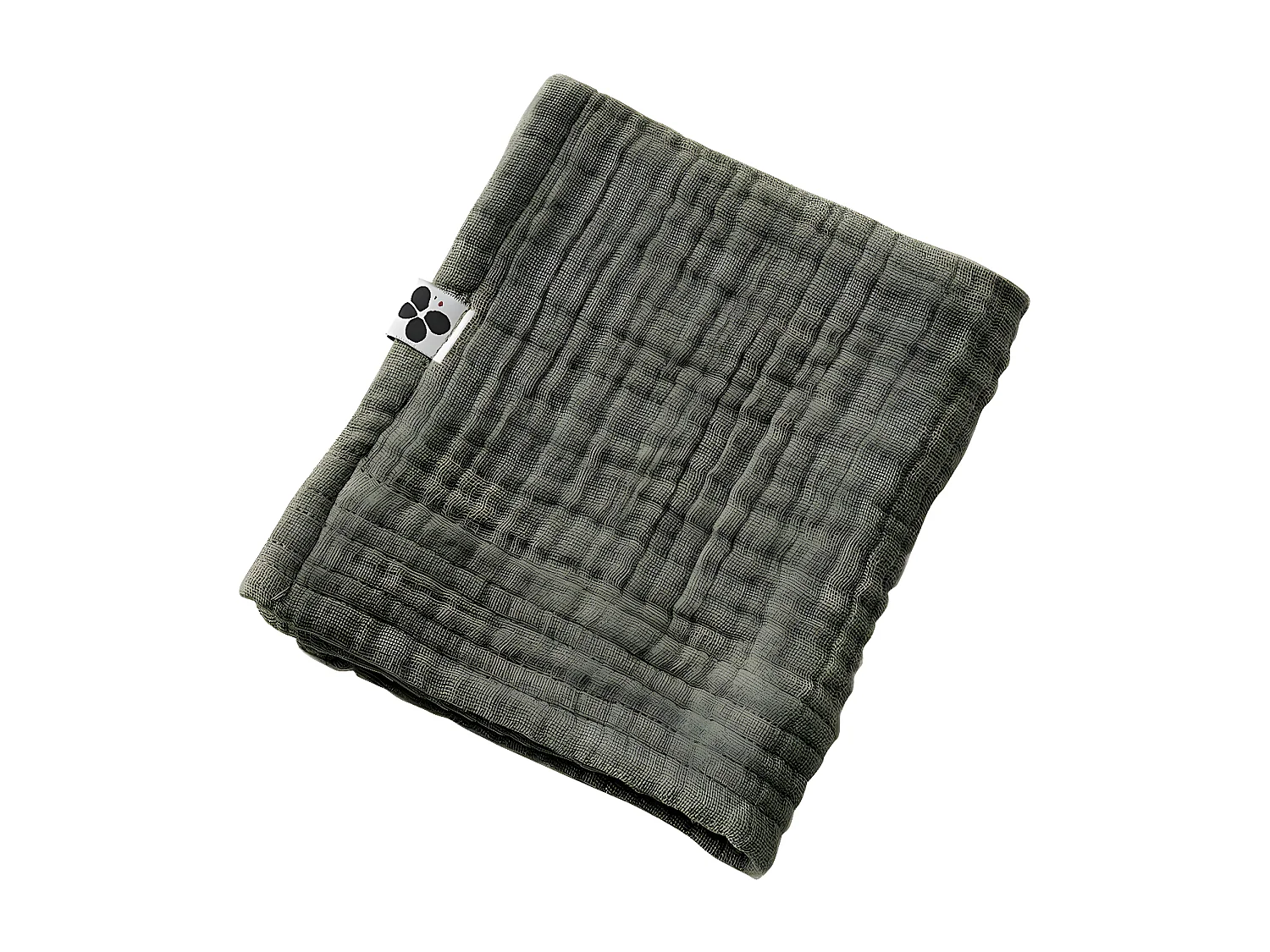 OUREA - Serviette Invité 30x50cm Gaze de Coton Romarin