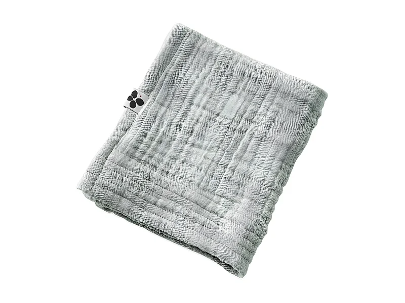 OUREA - Serviette Invité 30x50cm Gaze de Coton Eucalyptus