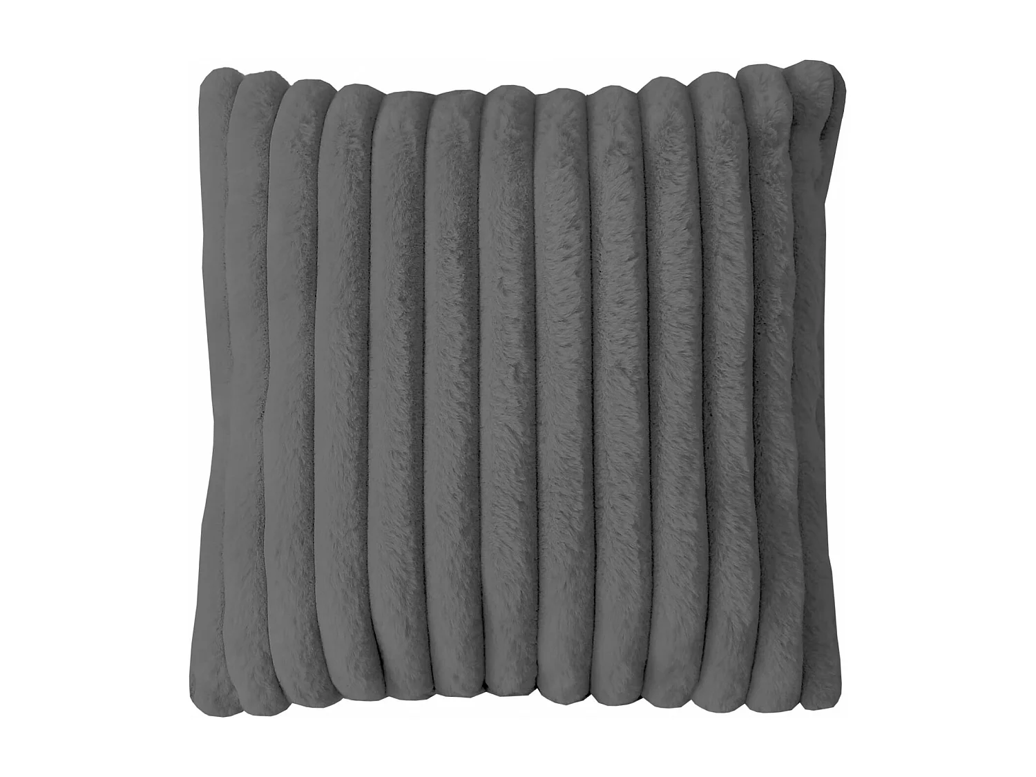 Coussin flanelle 45x45 cm HIMALAYA gris, par Soleil d'ocre