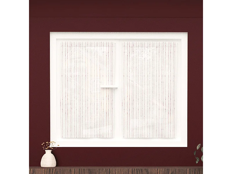 Paire de brise bise 60x90 cm CHARLIE, par Soleil d'Ocre