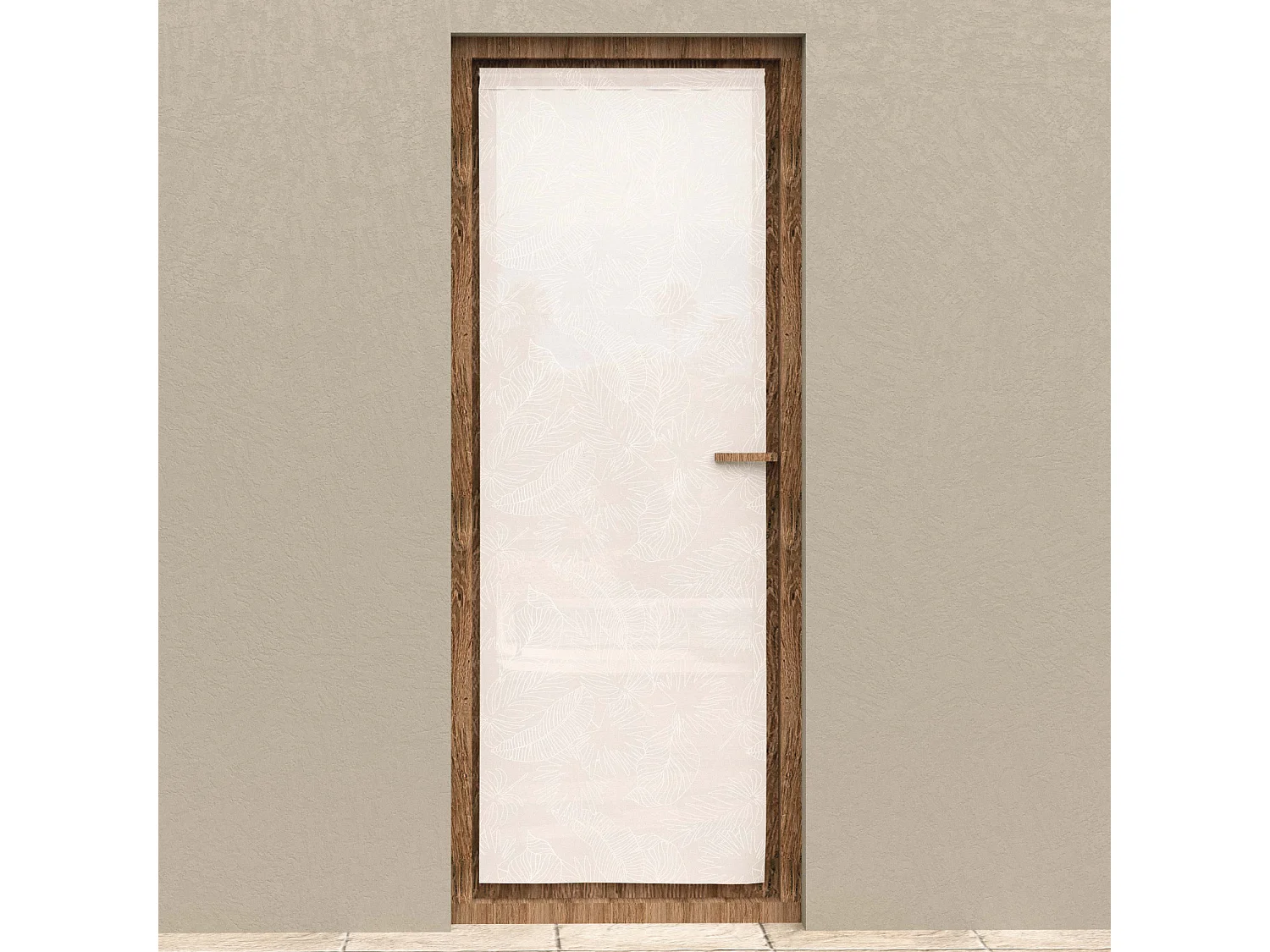 Voilage porte fenêtre 70x200 cm CELIA blanc, par Soleil d'Ocre