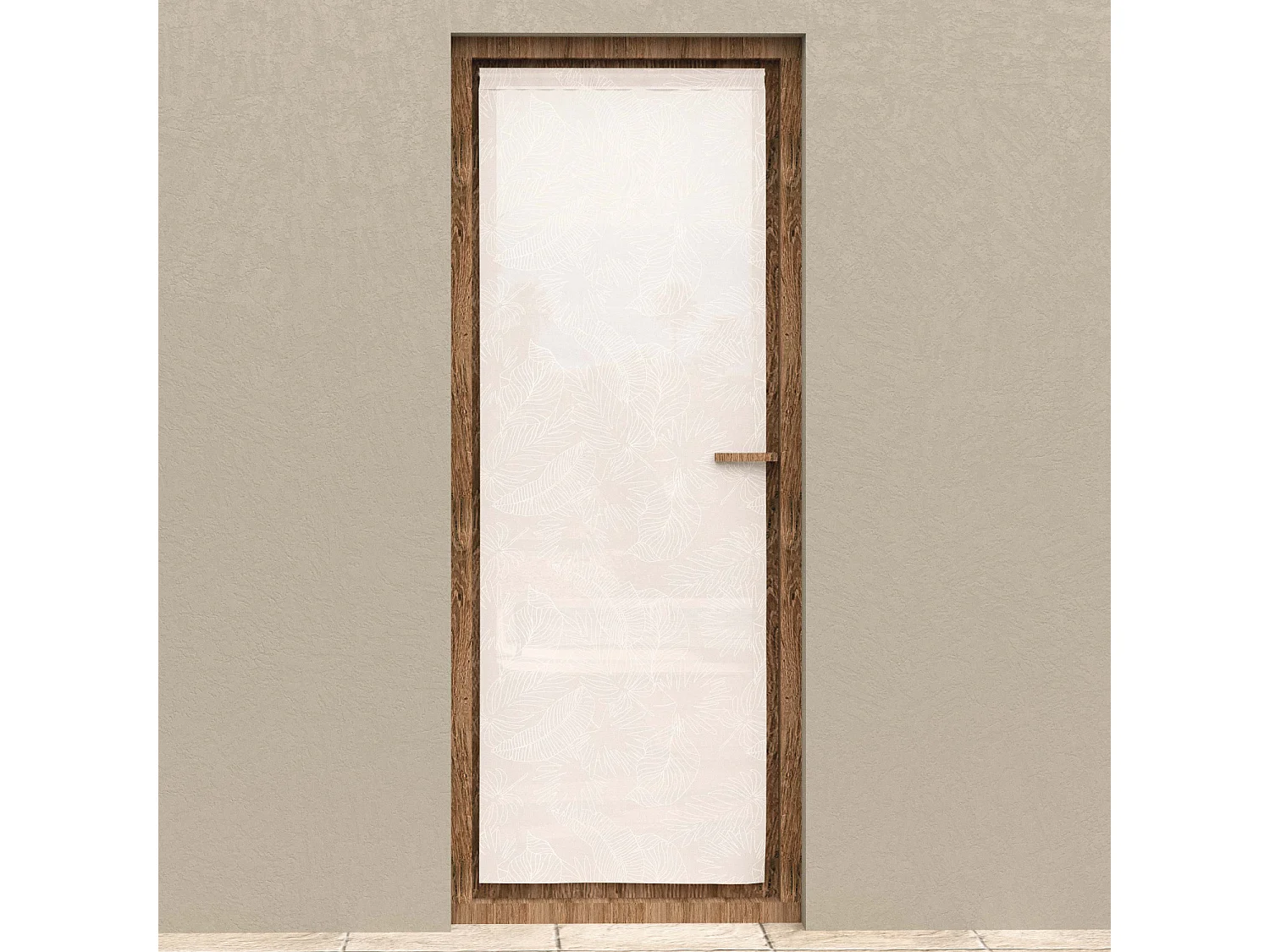 Voilage porte fenêtre 70x200 cm CELIA blanc, par Soleil d'Ocre