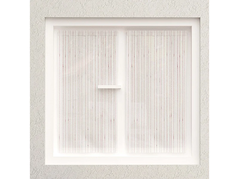 Par de visillos 45x90 cm CHARLIE, de Soleil d'Ocre