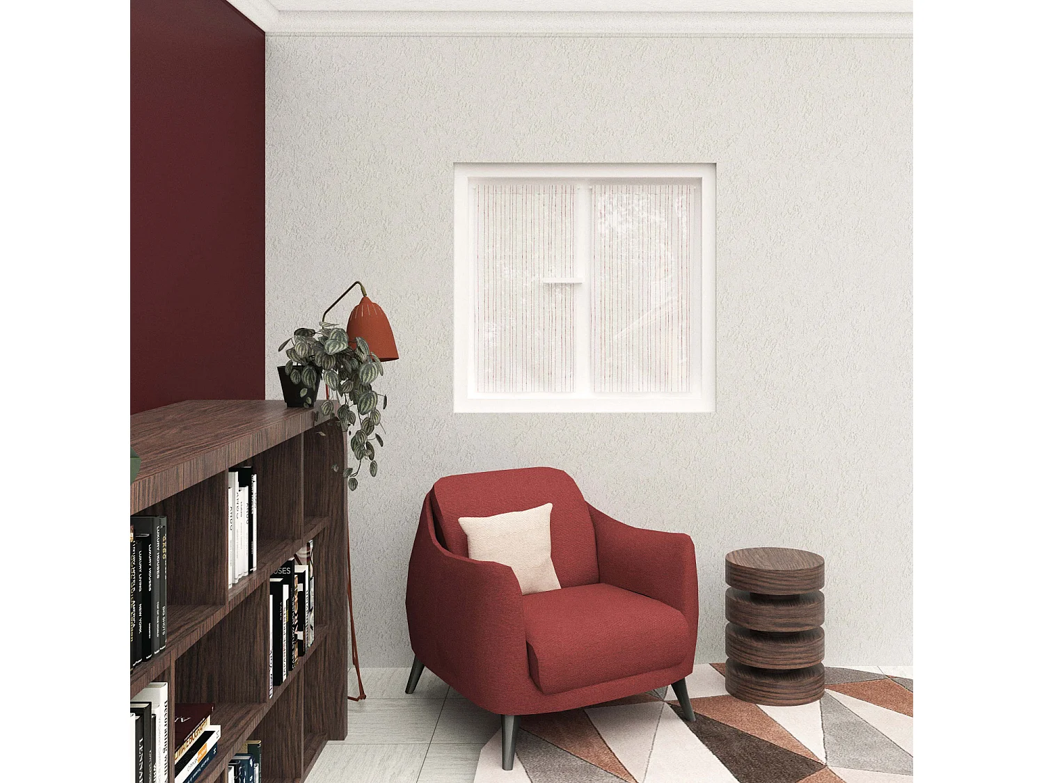 Par de visillos 45x90 cm CHARLIE, de Soleil d'Ocre