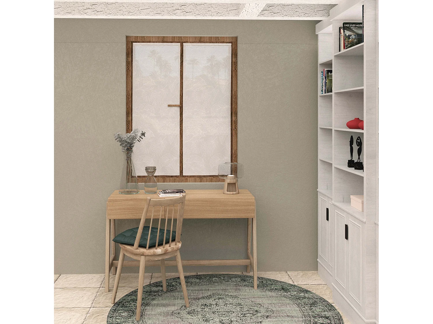 Paire de brise bise 60x160 cm CELIA blanc, par Soleil d'Ocre