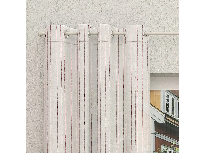 Visillo con ojales 135x250 cm CHARLIE, de Soleil d'Ocre