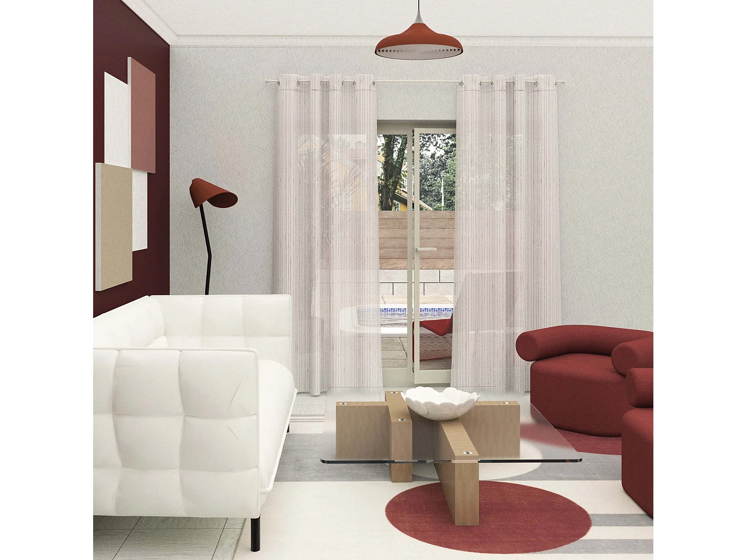 Visillo con ojales 135x250 cm CHARLIE, de Soleil d'Ocre