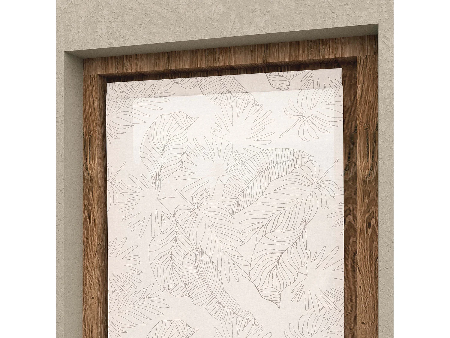 Par de visillos 45x90 cm CELIA taupe, por Soleil d'Ocre