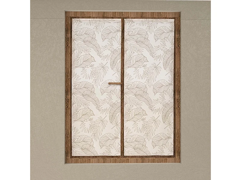 Par de visillos 60x160 cm CELIA taupe, por Soleil d'Ocre