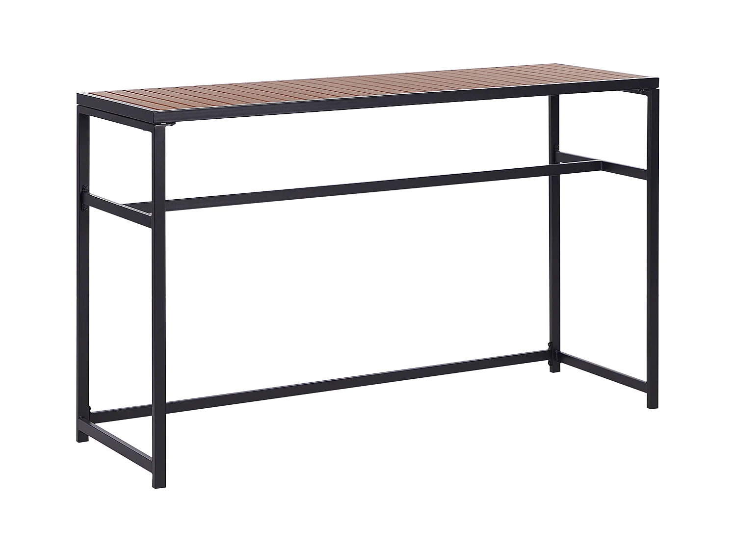 Table de salle à manger de jardin AVETRANA 150 cm 50 cm Noir