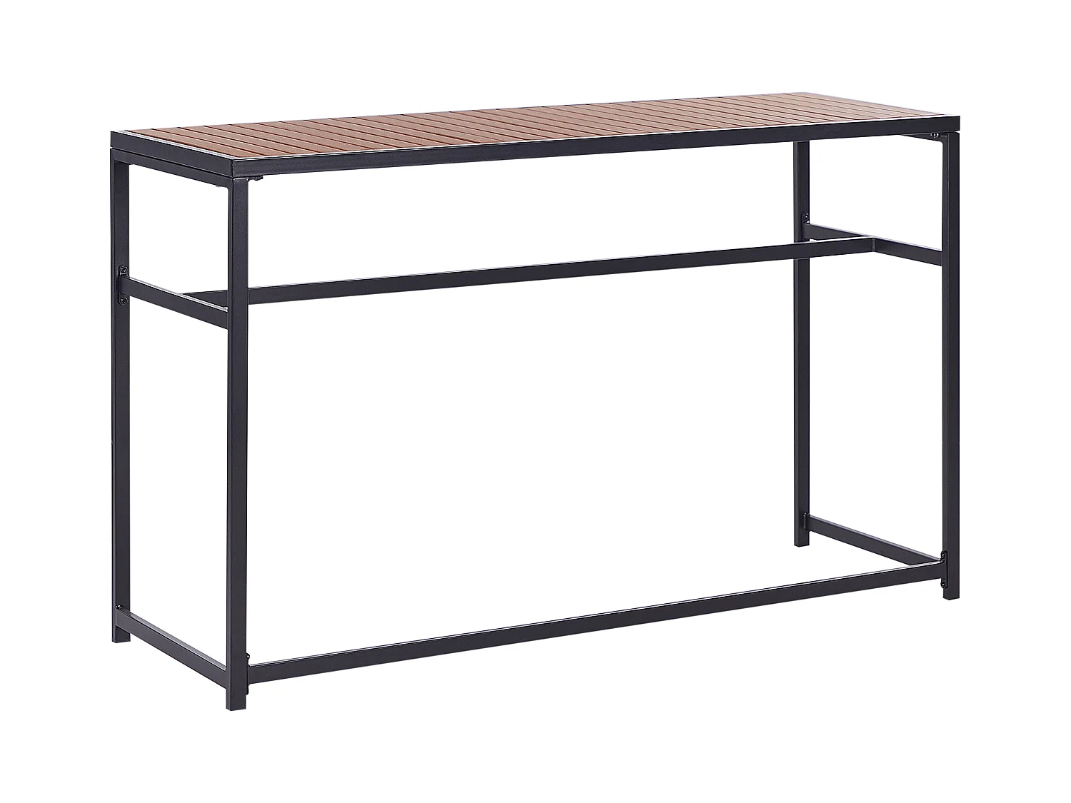 Table de salle à manger de jardin AVETRANA 150 cm 50 cm Noir