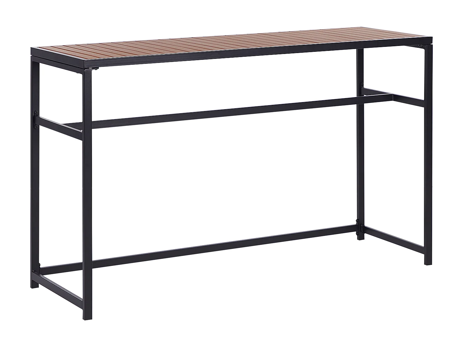 Table de salle à manger de jardin AVETRANA 150 cm 50 cm Noir