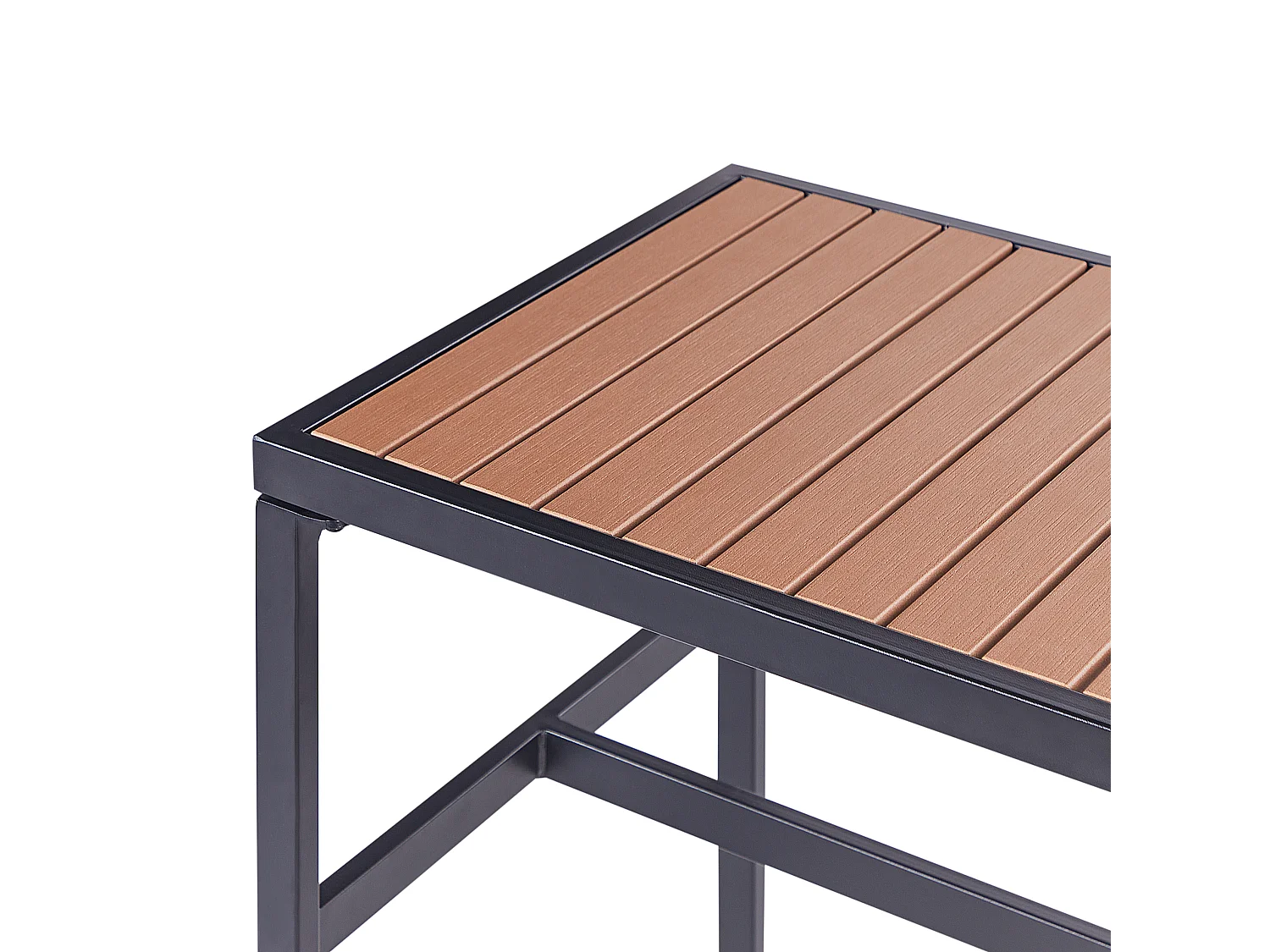 Table de salle à manger de jardin AVETRANA 150 cm 50 cm Noir