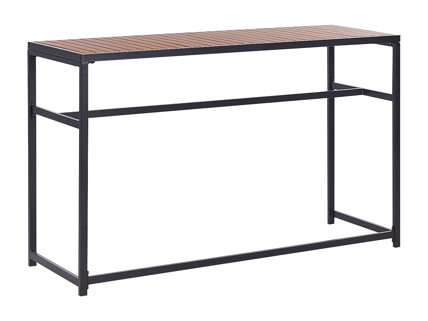 Table de salle à manger de jardin AVETRANA 150 cm 50 cm Noir