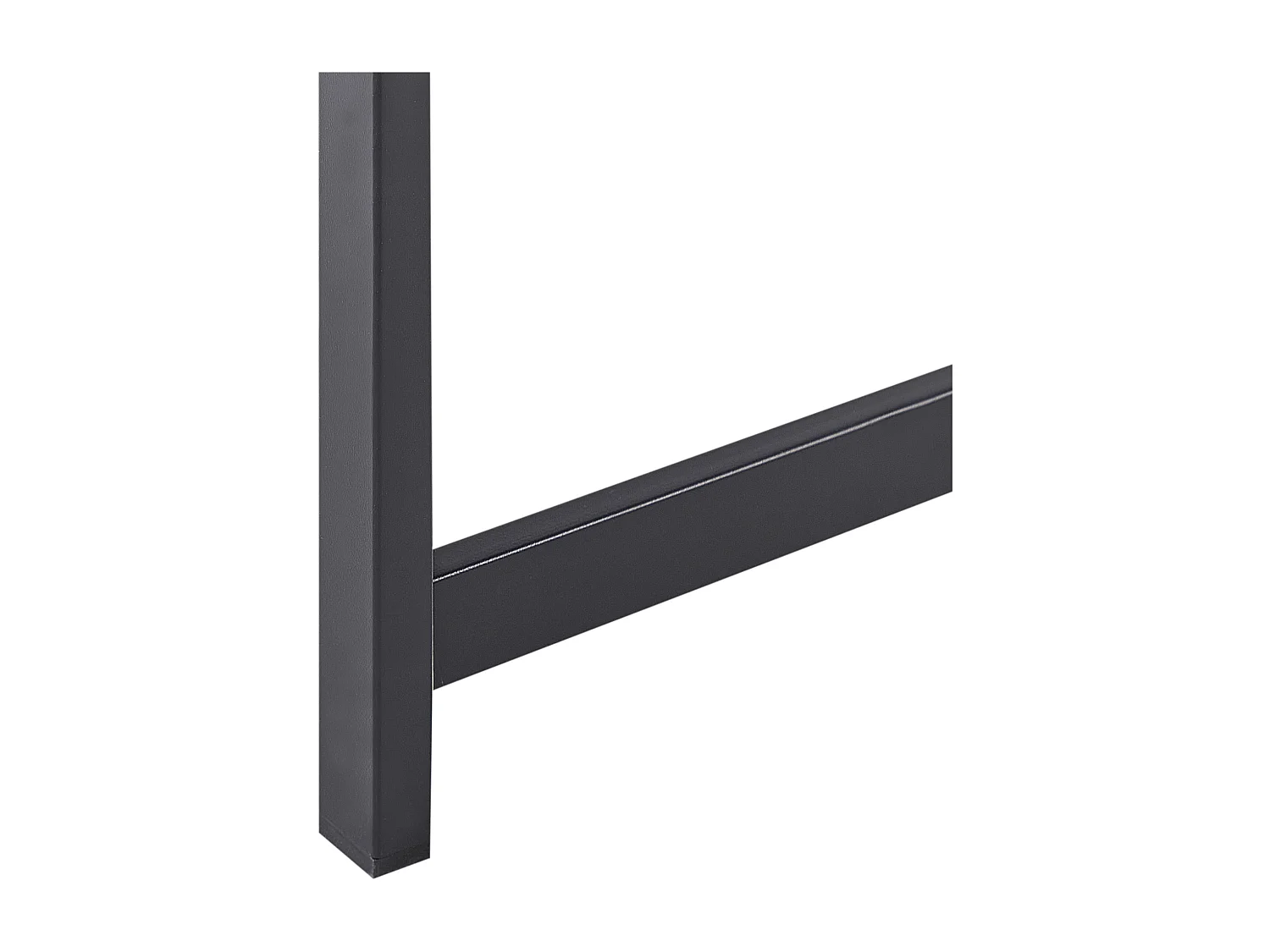 Table de salle à manger de jardin AVETRANA 150 cm 50 cm Noir