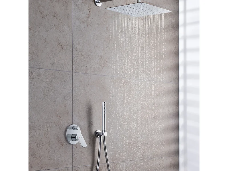 Pack mitigeur douche encastré DURAVIT Wave avec inverseur et corps encastré