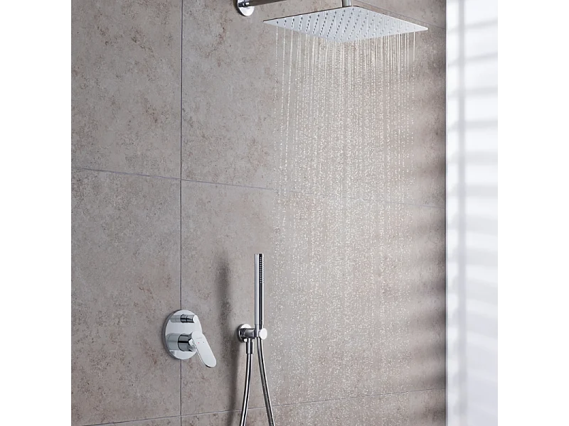 Pack mitigeur douche encastré DURAVIT Wave avec inverseur et corps encastré