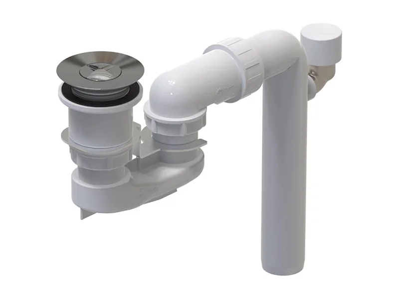 Cache bonde et trop plein VILLEROY & BOCH Blanc Mat