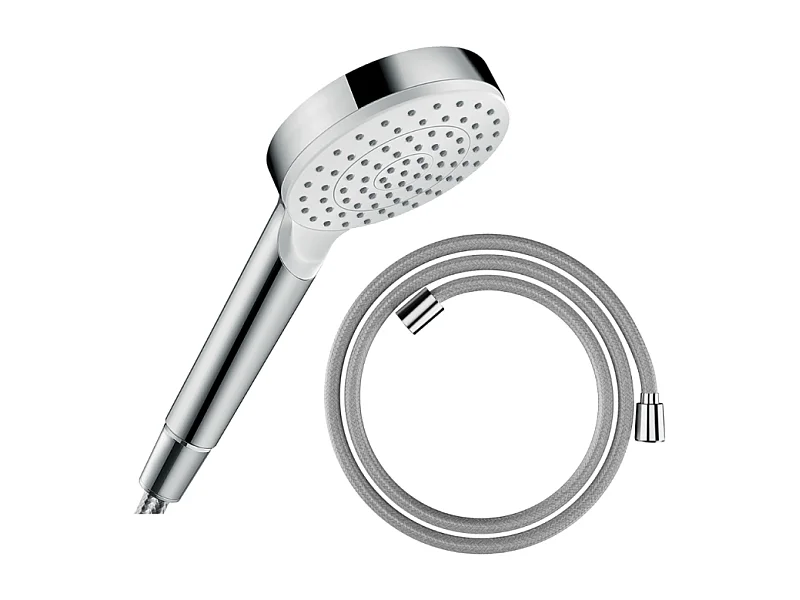 Pommeau de douche HANSGROHE Crometta + Flexible Designflex 160 cm chromé