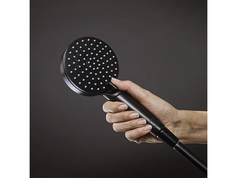 Pommeau de douche HANSGROHE Vernis Blend + Flexible Designflex 160 cm noir mat