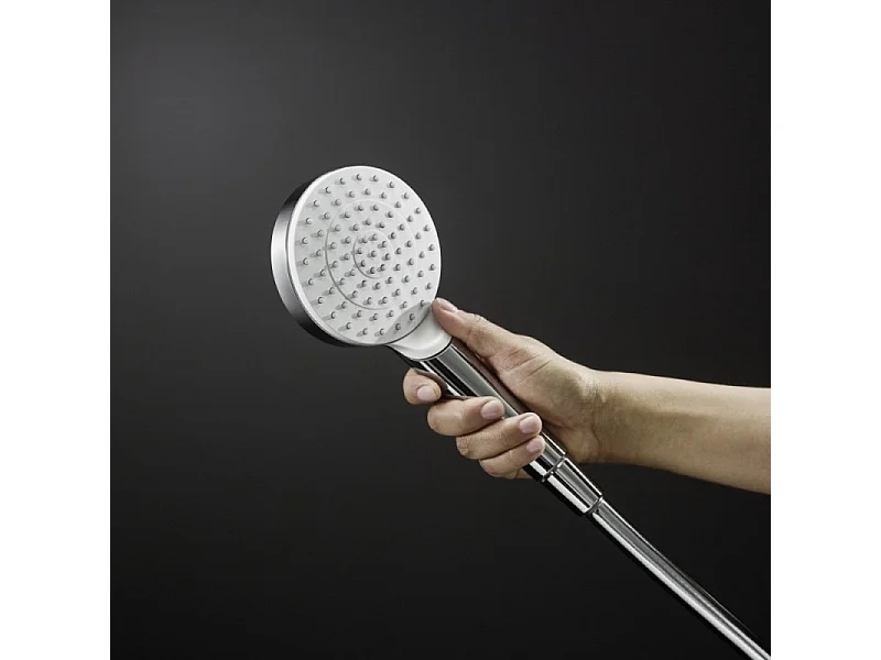 Pommeau de douche HANSGROHE Crometta + Flexible Isiflex 160 cm chromé