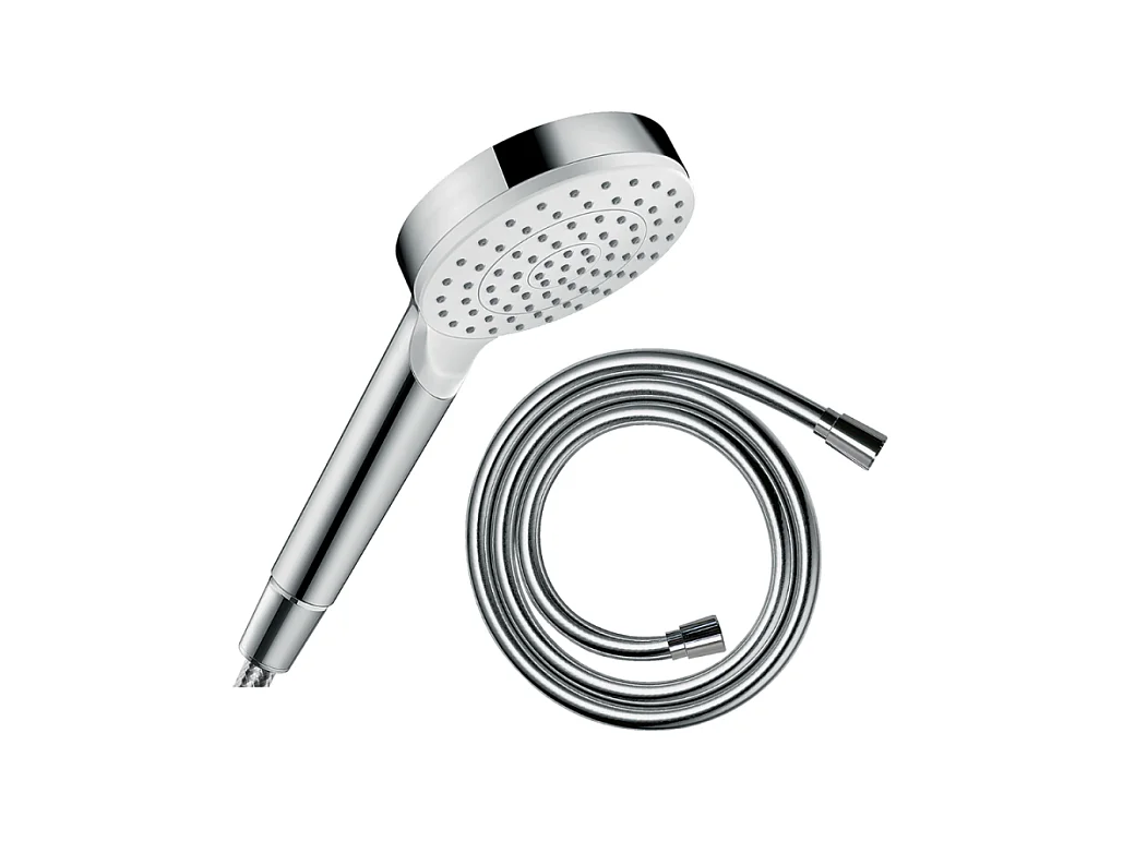 Pommeau de douche HANSGROHE Crometta + Flexible Isiflex 160 cm chromé