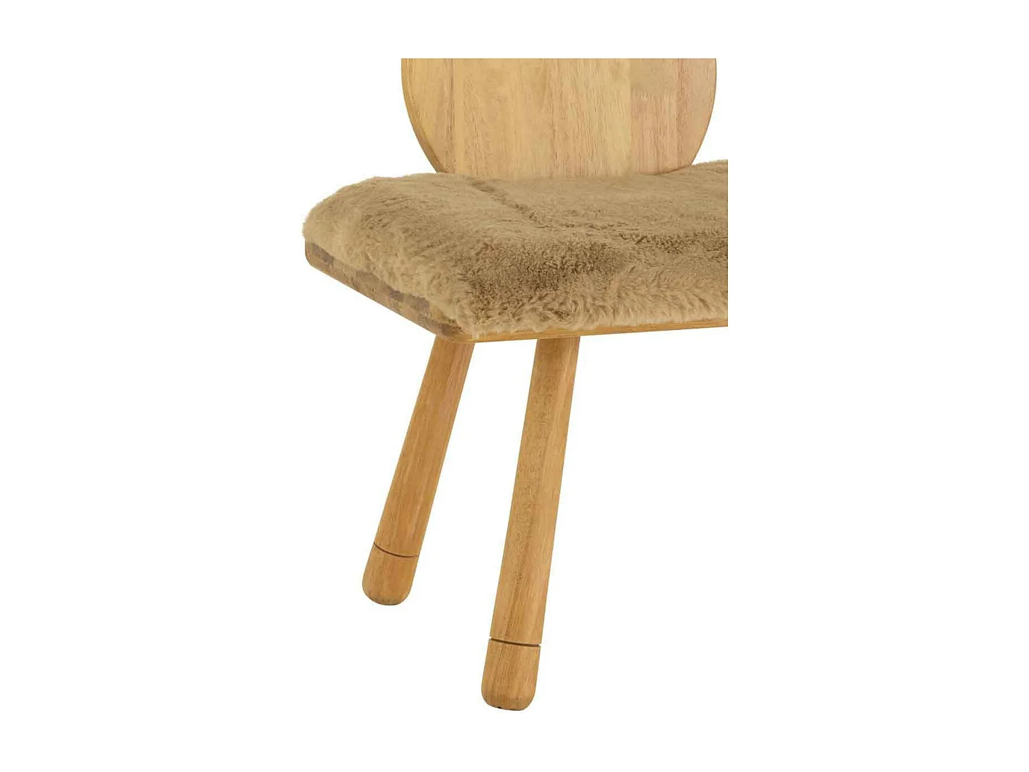Banc pour Enfant en Bois "Ours" 87cm Naturel