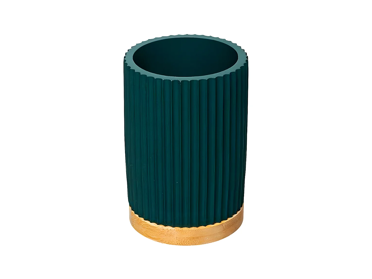 Gobelet Brosse à Dent "Modern" 11cm Pétrole