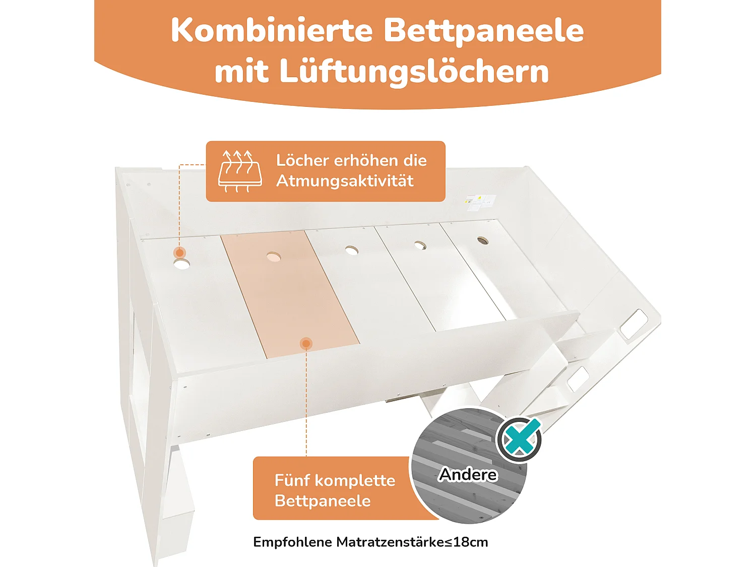 Łóżko piętrowe dla dzieci 90 x 200, łóżko uniwersalne 3 w 1 z szafą, otwartymi półkami i schodkami, płyta wiórowa, kolor biały