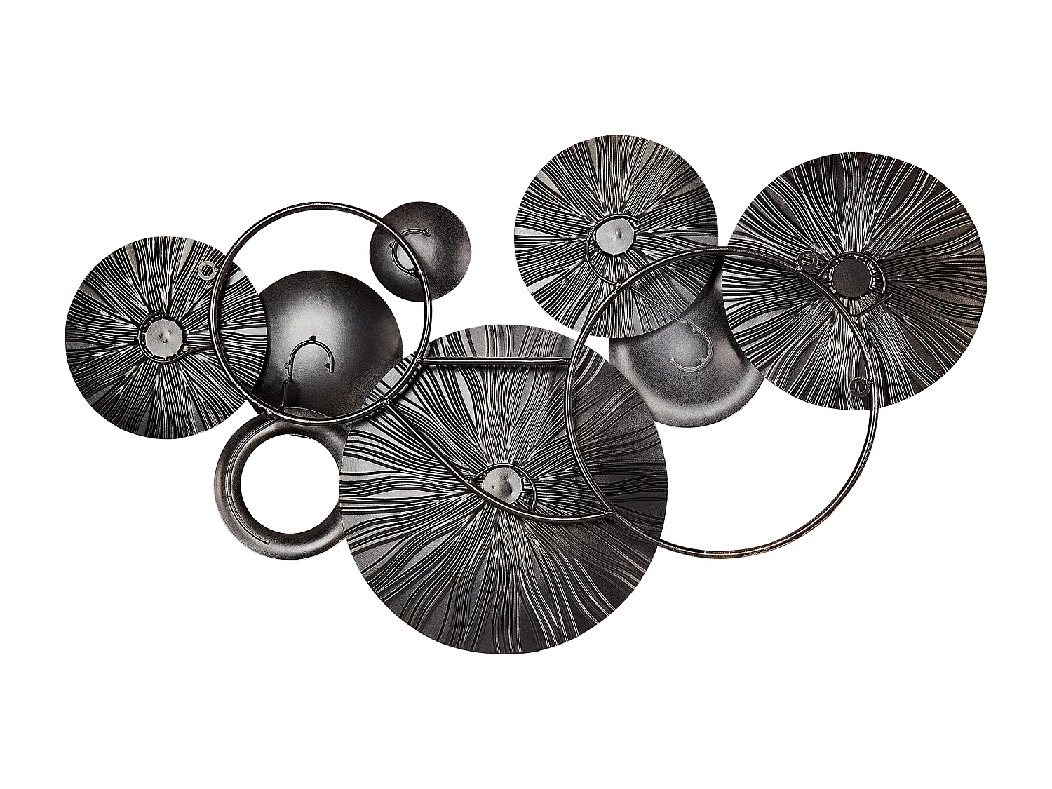 Decoração de parede ACTINIUM Metal 51 cm Azul