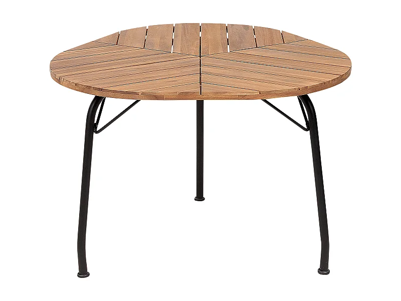 Mesa de jardín VARENNA 106 cm 103 cm Madera de acacia Marrón