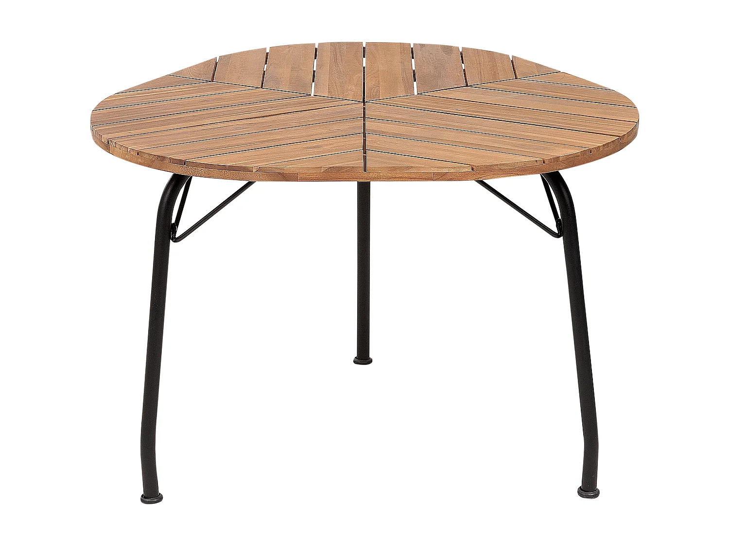 Gartentisch VARENNA 106 cm 103 cm Akazienholz Braun