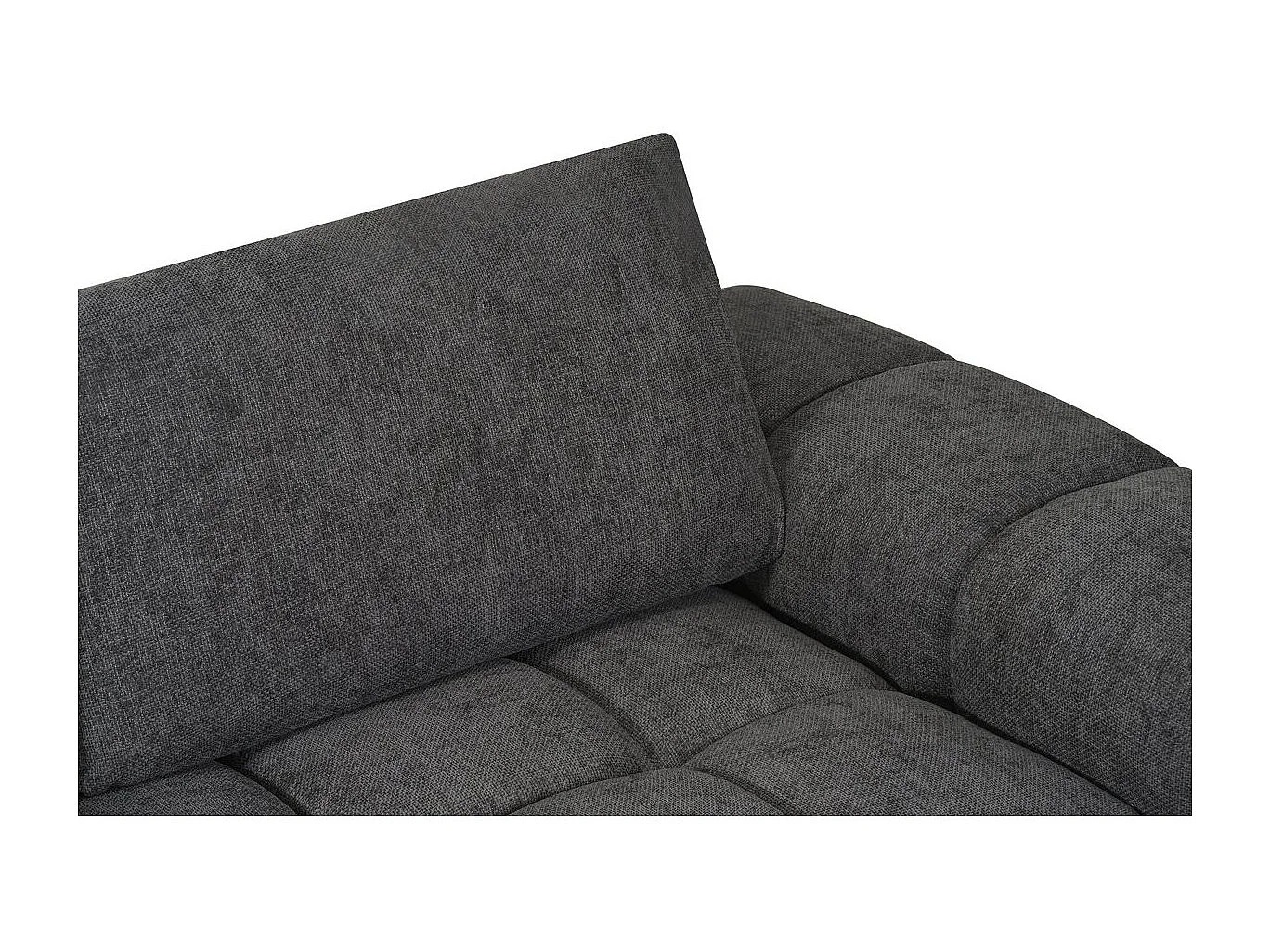 Canapé d'angle "Monceau" - 3 places - Gris