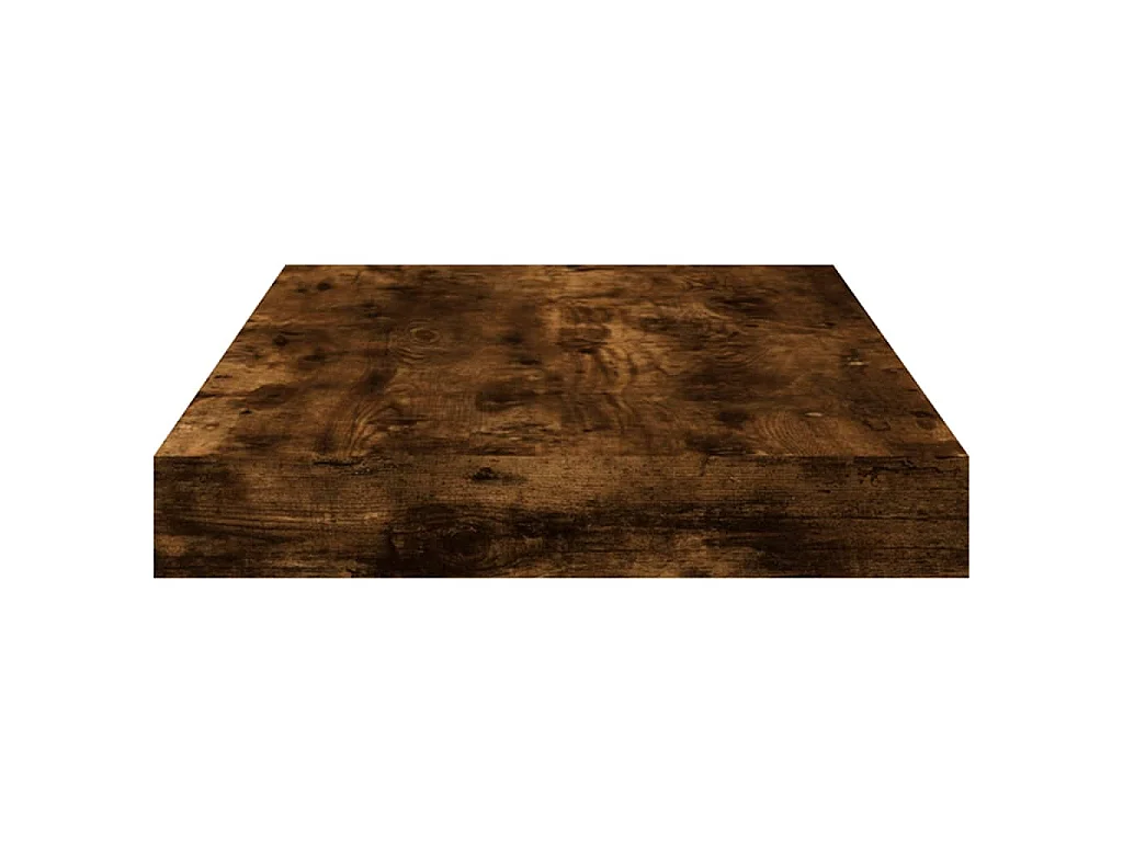 Étagères murales 4 pcs chêne fumé 40x10x1,5cm bois d'ingénierie