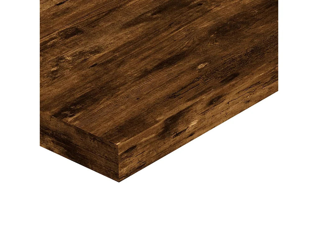 Étagères murales 4 pcs chêne fumé 40x10x1,5cm bois d'ingénierie