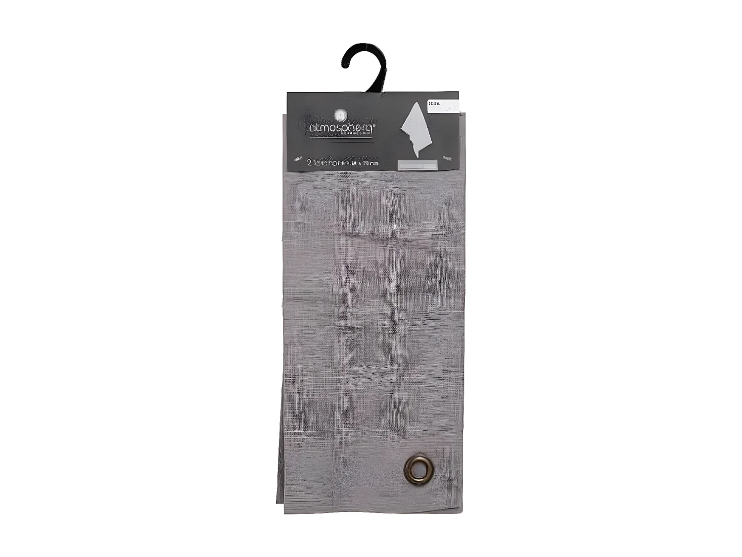 Lot de 2 Torchons de Cuisine "Coton" 70cm Gris Clair