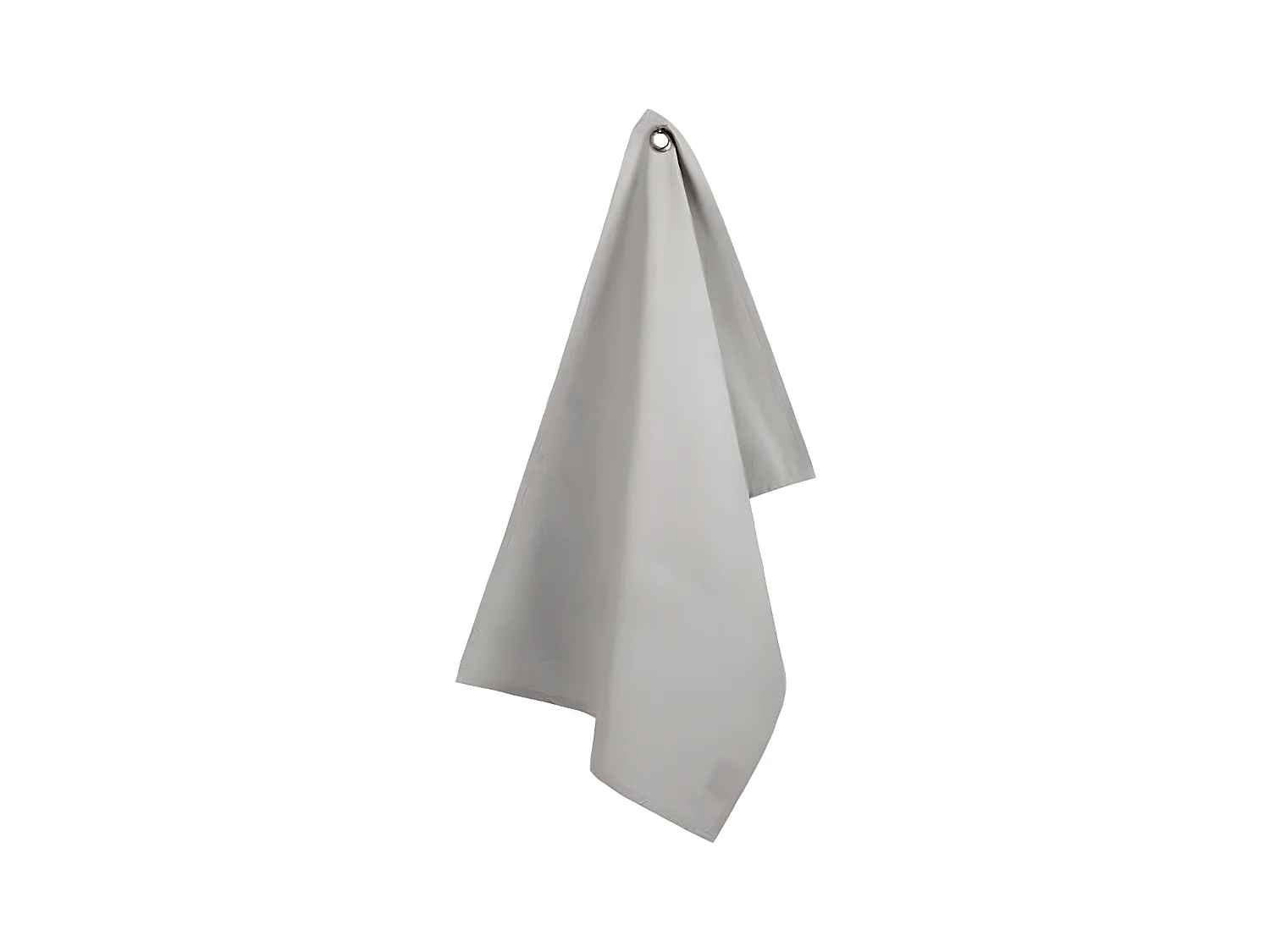 Lot de 2 Torchons de Cuisine "Coton" 70cm Gris Clair