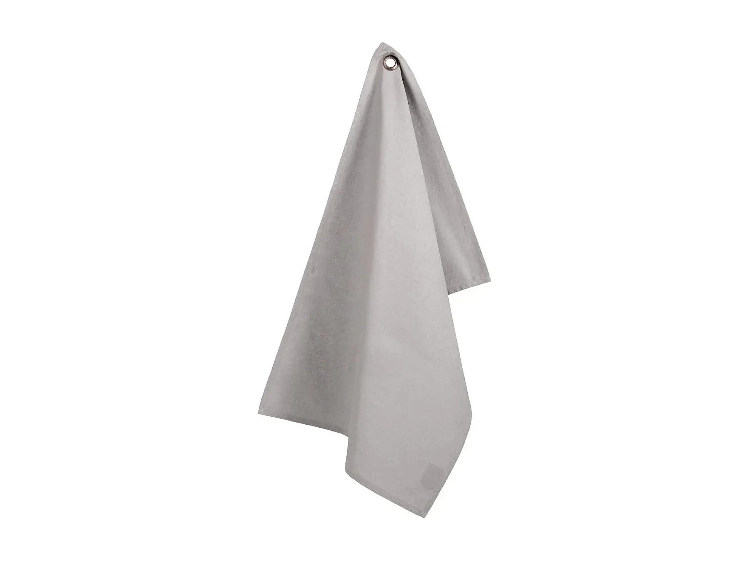 Lot de 2 Torchons de Cuisine "Coton" 70cm Gris Clair